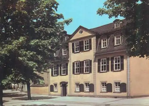 Postcard Germany Weimar Schiller's house