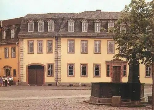 Postcard Germany Weimar roman house