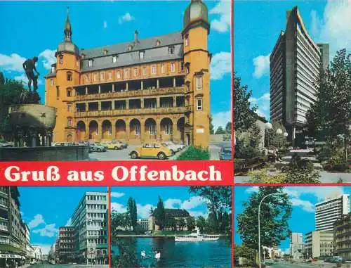 Postcard Germany grub aus ofenbach multi view