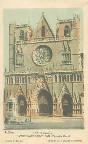 France Lyon Cathedrale Saint-Jean