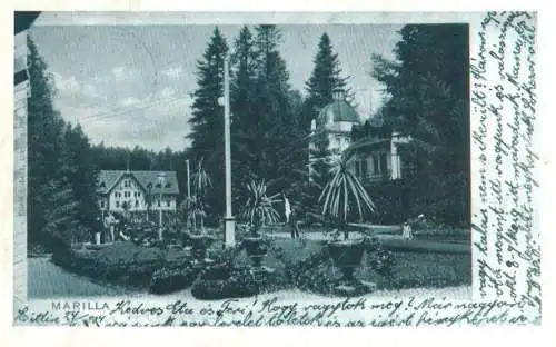 Romania repro postcard Oravita Sanatoriul Marilla