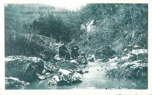 Romania repro postcard Resita picturesque natural landscape