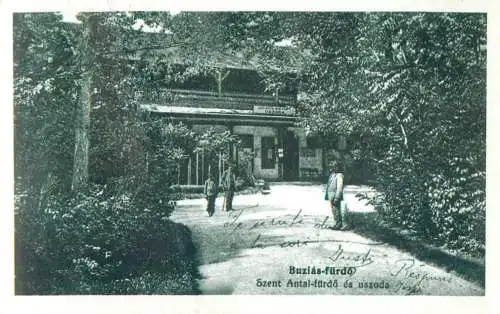 Romania repro postcard Buzias Szent Antal spa
