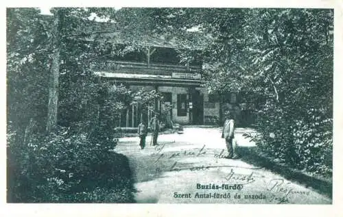 Romania repro postcard Buzias Szent Antal resort