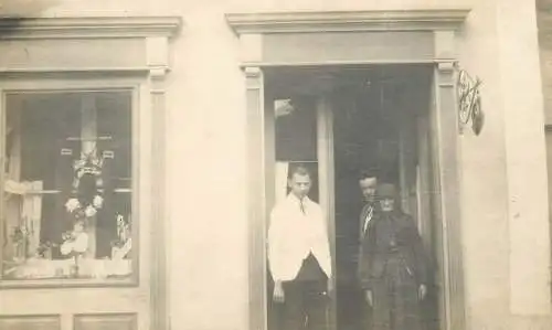 Photo postcard social history magasin store & types