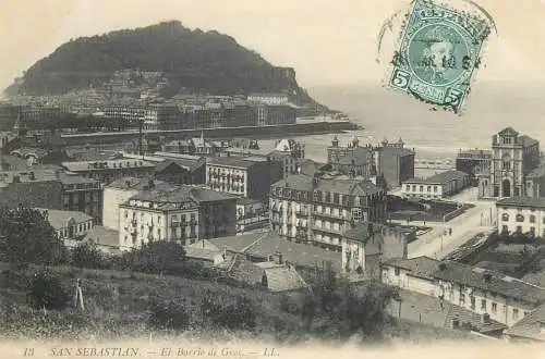 Postcard Spain San Sebastian