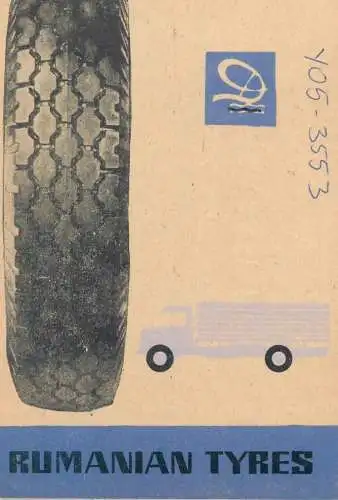 Romania advertising radio amateur QSL card Rumanian tyres HA5DI