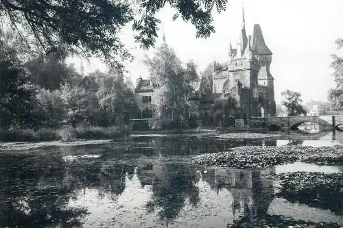 Postcard Hungary Budapest Vajdahunyad castle 1964