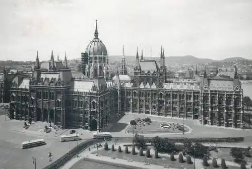 Postcard Hungary Budapest Parliament 1988