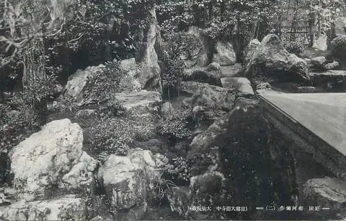Japan scenic vintage postcard jungle scene