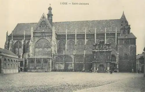 Postcard Belgium Liege Saint Jacques