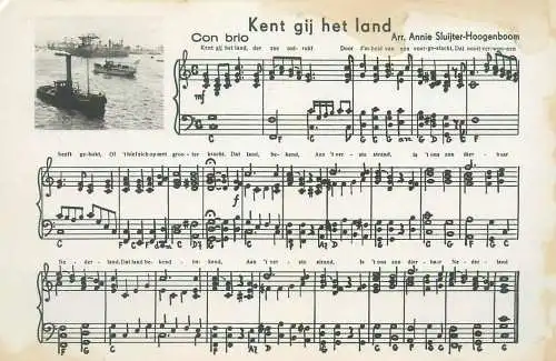 Netherlands Kent gij het land song Arr. Annie Sluijter Hogenboom