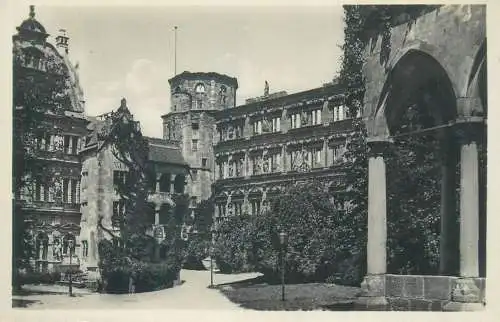 Germany Heidelberg Der Schlosshof