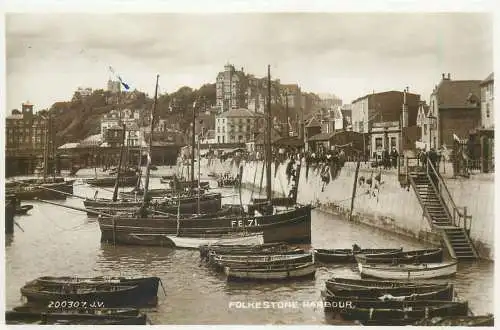 England Folkestone harbour scenery