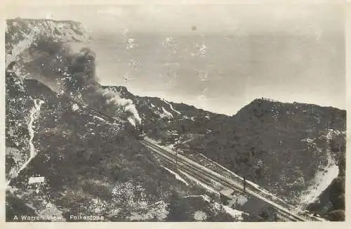 England Folkestone Raiilway W.A.F aerial view