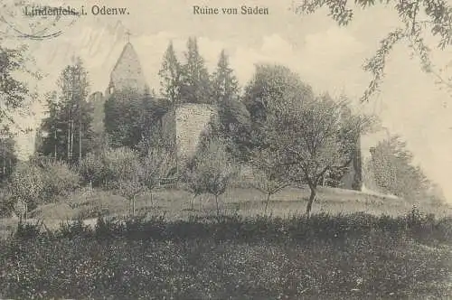 Germany Lindenfels im Odenwald Ruine von Suden