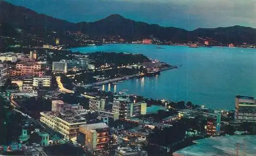 Postcard America Mexico Noche Acapulco