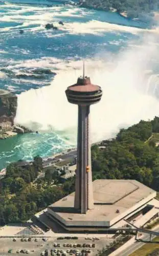 Postcard Canada Skylon Niagara falls