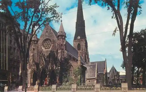 Postcard Canada > Quebec > Montreal Christ Church 1959