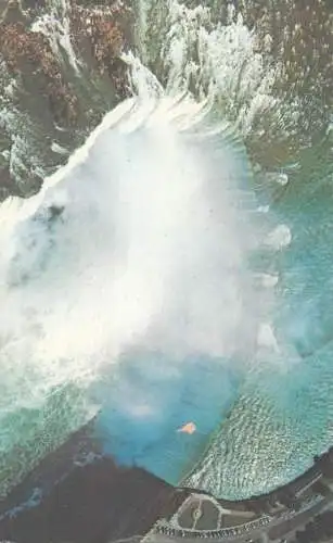 Postcard USA  NY - New York > Buffalo aerial view of the Horseshoe Falls