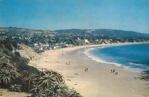Postcard USA CA - California Laguna beach