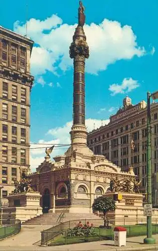 Postcard USA United States OH - Ohio > Cleveland soldiers and sailors monument