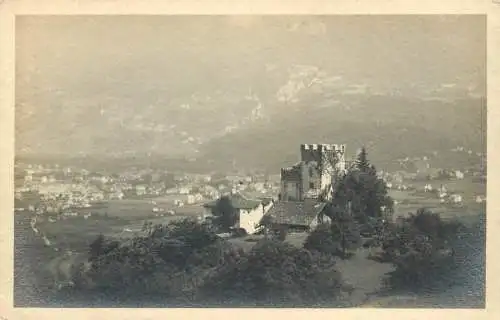 Postcard Austria Schloss Katzenstein gegen Meran