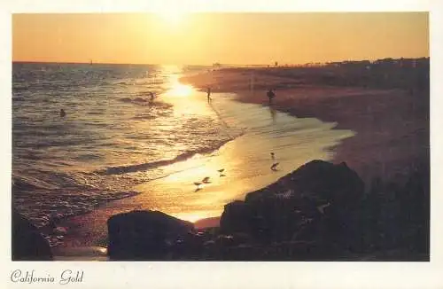 Postcard USA Ca California ocean view