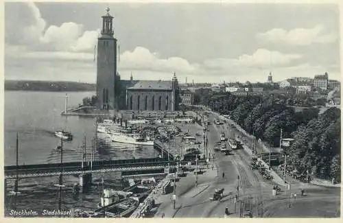 Postcard Sweden Stockholm stadshuset