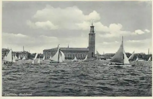 Postcard Sweden Stockholm stadshuset