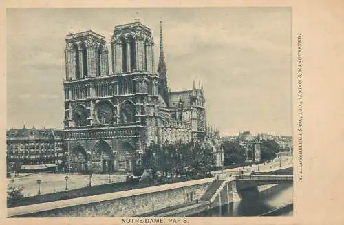 Postcard France Paris Notre Dame de Paris