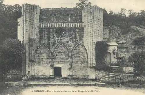 Postcard France Marmoutier repos de St-Martin et chapelle de St-Price
