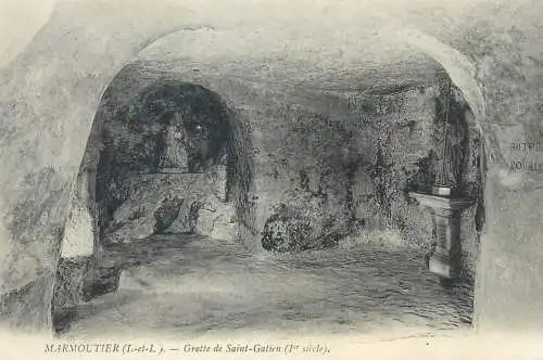 Postcard France Marmoutier grotte de Saint Gatien