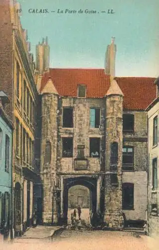 Postcard France Calais la porte de Guise