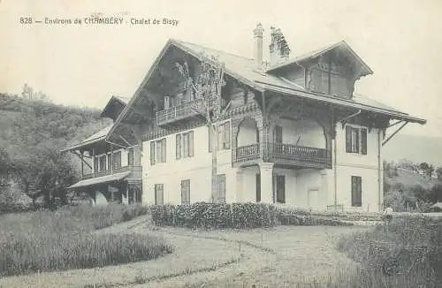 Postcard France Chambery chalet de Bissy