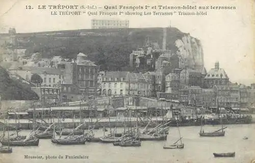 Postcard France Le Treport quai Francois