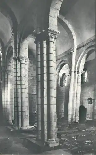 Postcard Spain Santiago de Compostela royal church of St. Maria of Sar