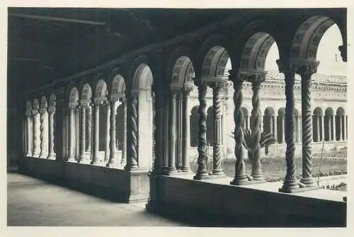 Postcard Italy Rome chiostro nella Basilica di S. Paolo