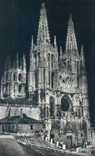 Postcard Spain Burgos catedral