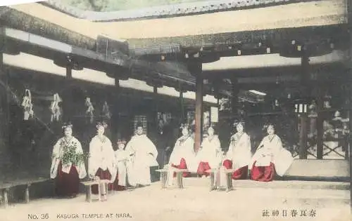 Postcard Japan Kasuga temple at Nara