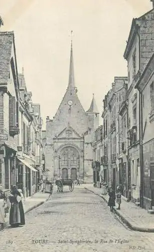 France Tours Saint Symphorien la Rue de l'Eglise