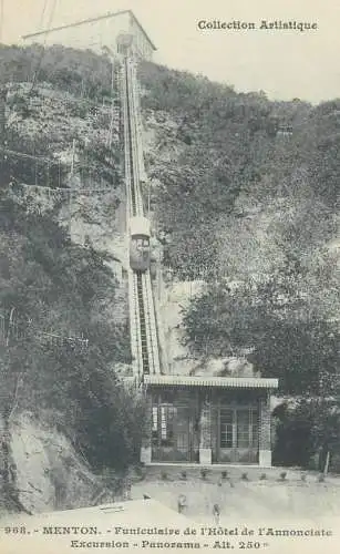 France Menton Funiculaire de l'Hotel de l'Annonciate