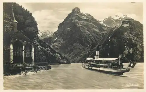 Switzerland Tellskapelle bateau