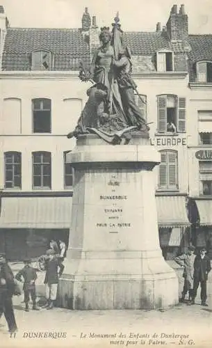 France Dunkerque Le Monument des Enfants de Dunkerque morts pour la Patrie