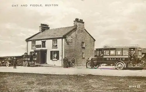 Buxton Cat and Diddle bus ca.1920