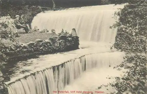 England Cheddar Cliff Hotel Gardens - the Waterfall