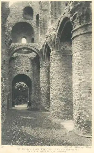 England Colchester Botolph's Priory south aisle of nave