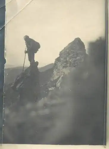 Photo ca. 9 x 12 cm climbing alpinisme