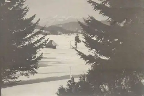 Photo ca. 8 x 11 cm winter scenic Romania