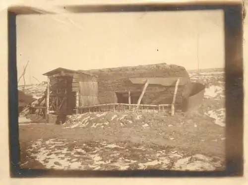 Photo ca. 8 x 11 cm hut cottage